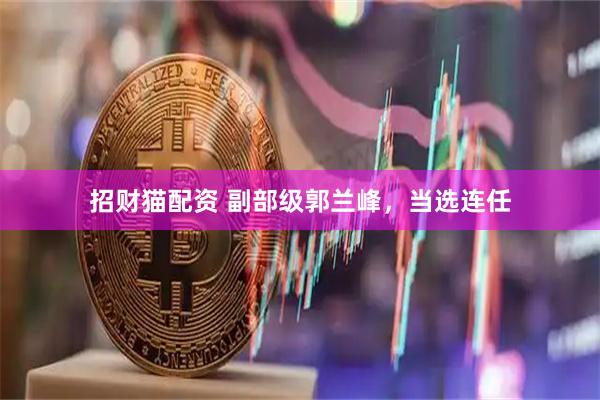 招财猫配资 副部级郭兰峰，当选连任